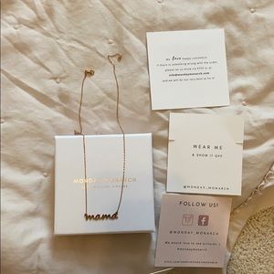 NWT MAMA necklace from Etsy never worn!